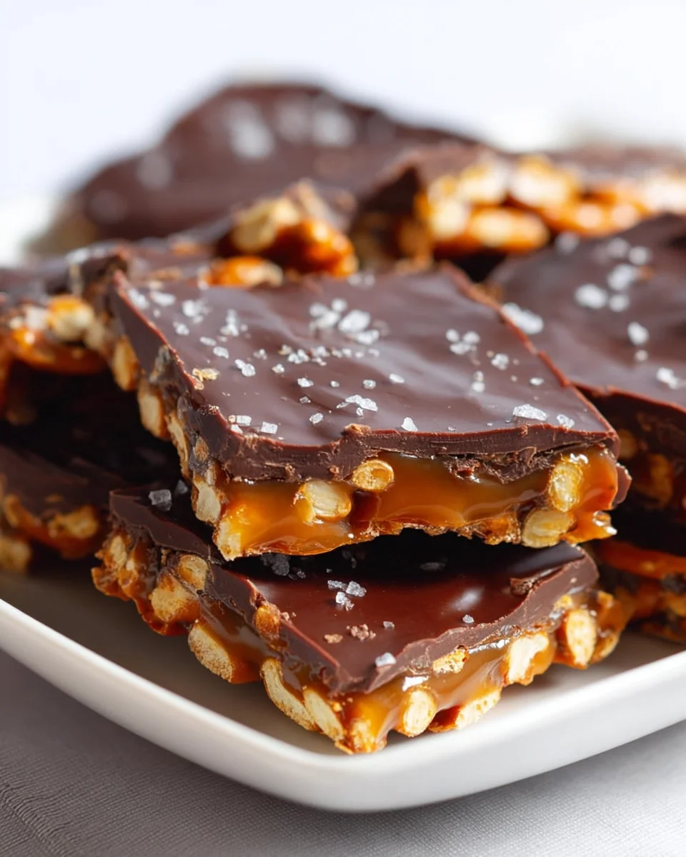 Best Chocolate Caramel Pretzel Bars Recipe You'll Love
