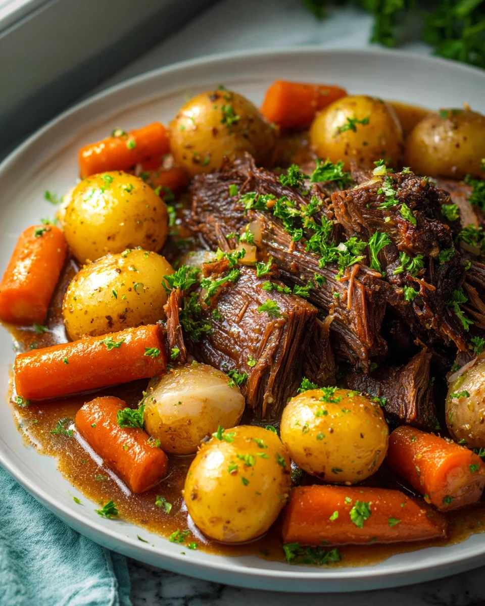 Ultimate Crockpot Chuck Roast: Melt-in-Your-Mouth Tender!
