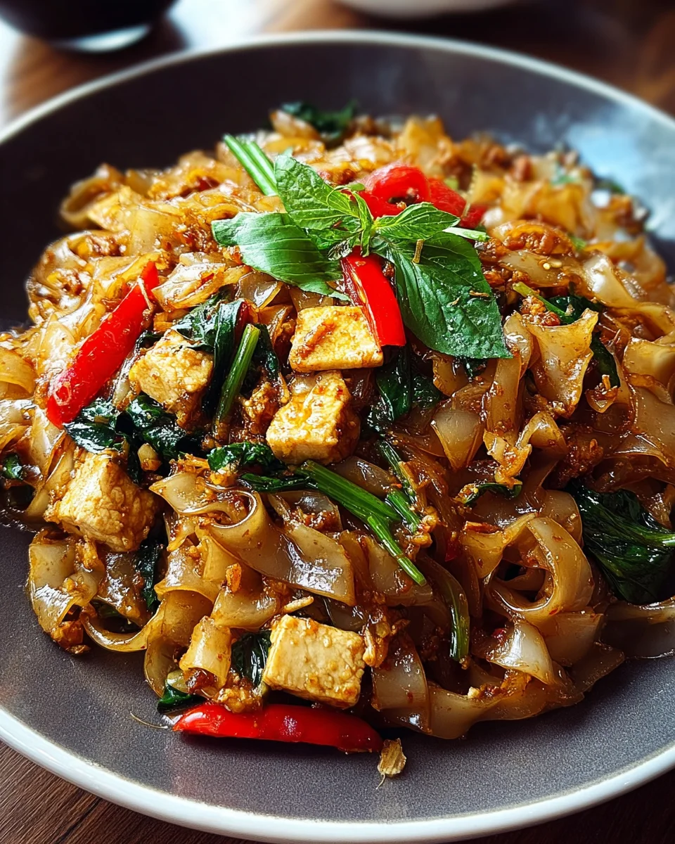 Ultimate Street Style Beef Thai Drunken Noodles Recipe!