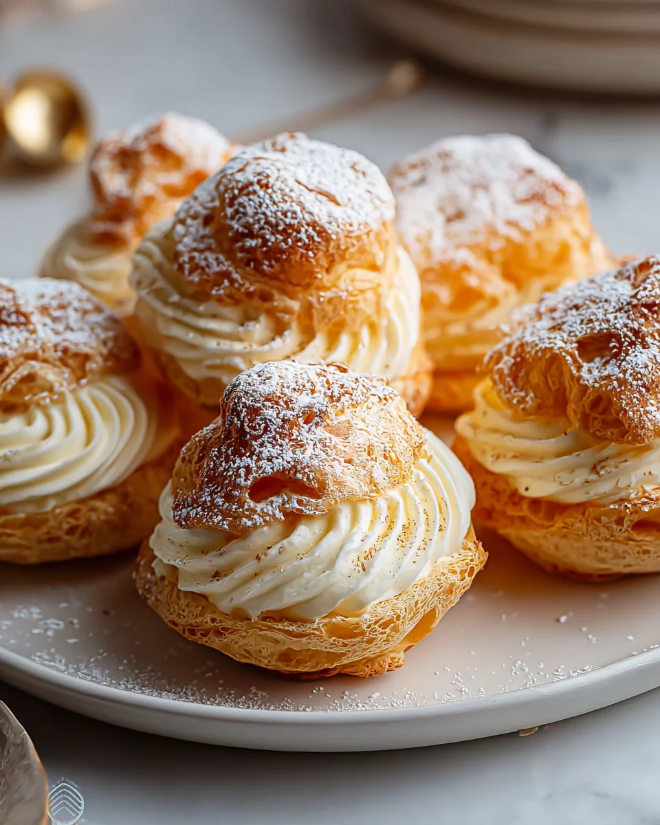 Creamy Eggnog Cream Puffs – Your Perfect Holiday Dessert!