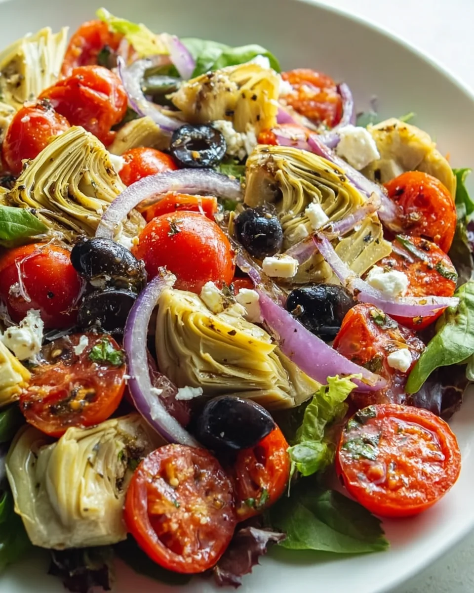 Zesty Tuscan Artichoke Tomato Salad – Quick & Healthy Recipe