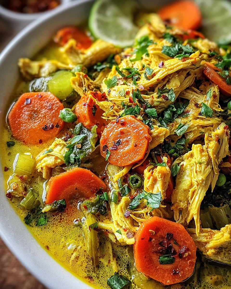 Anti-Inflammatory Turmeric Chicken Soup: Heal Your Gut!