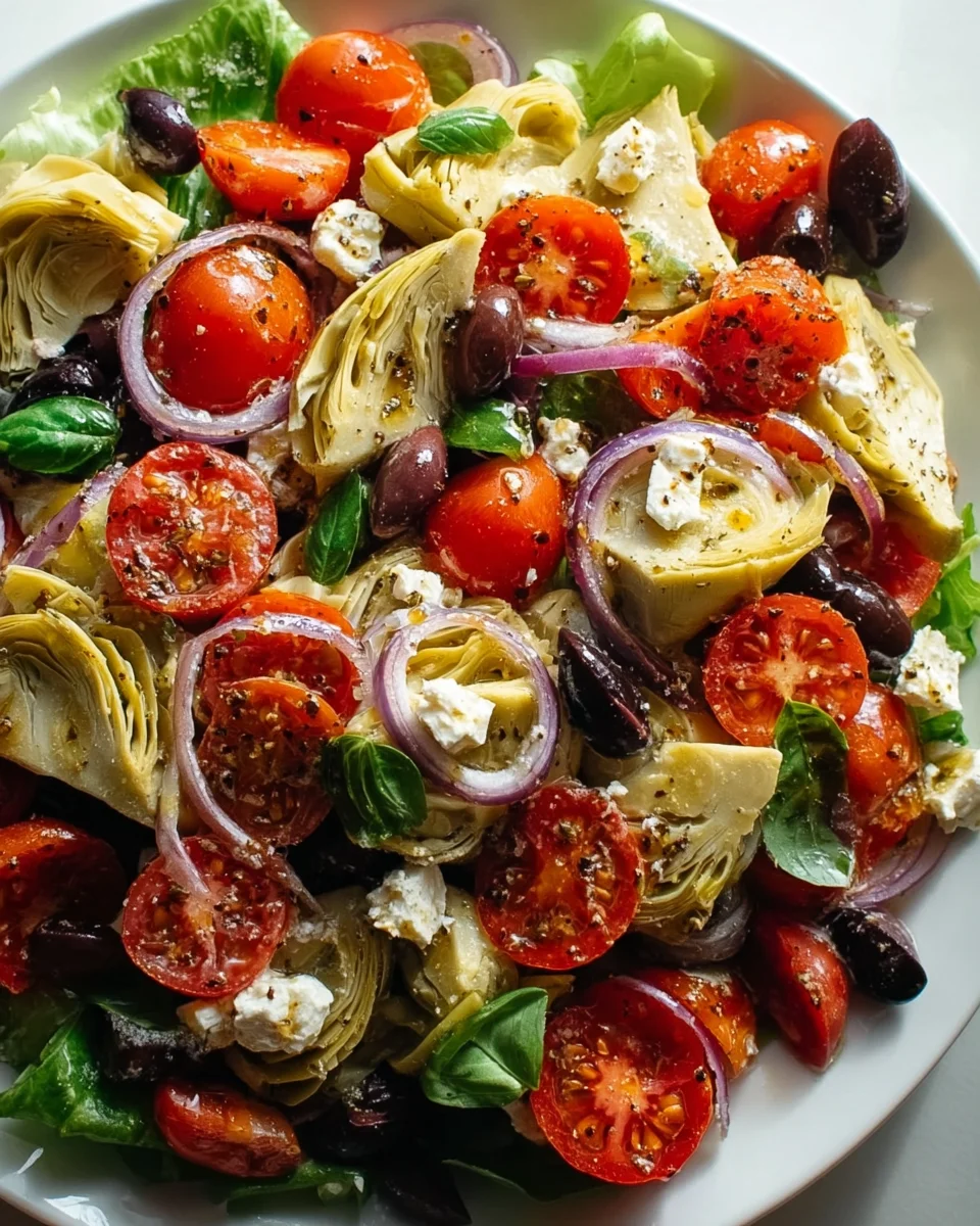 Zesty Tuscan Artichoke Tomato Salad – Quick & Healthy Recipe