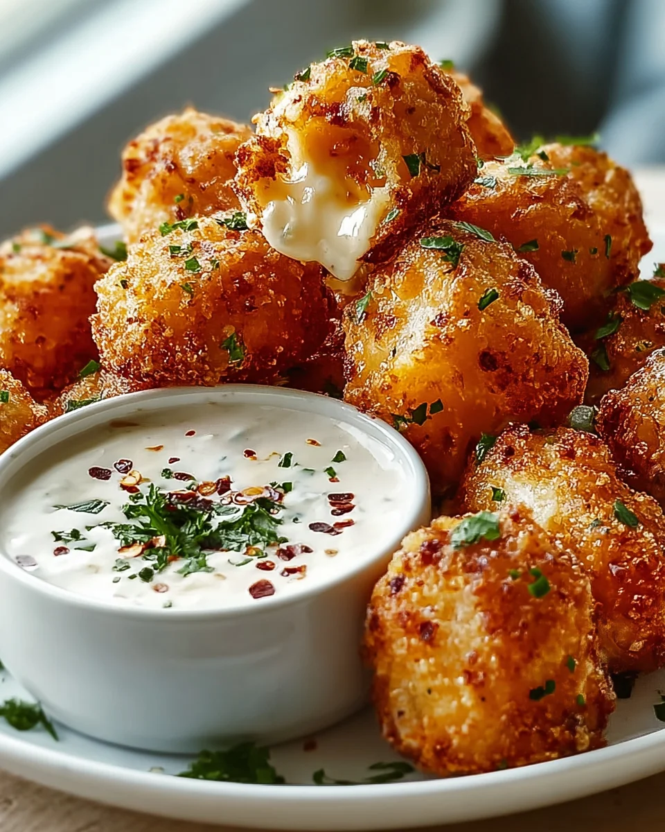 Amazing Cheesy Jalapeno Ranch Chicken Poppers & Dip