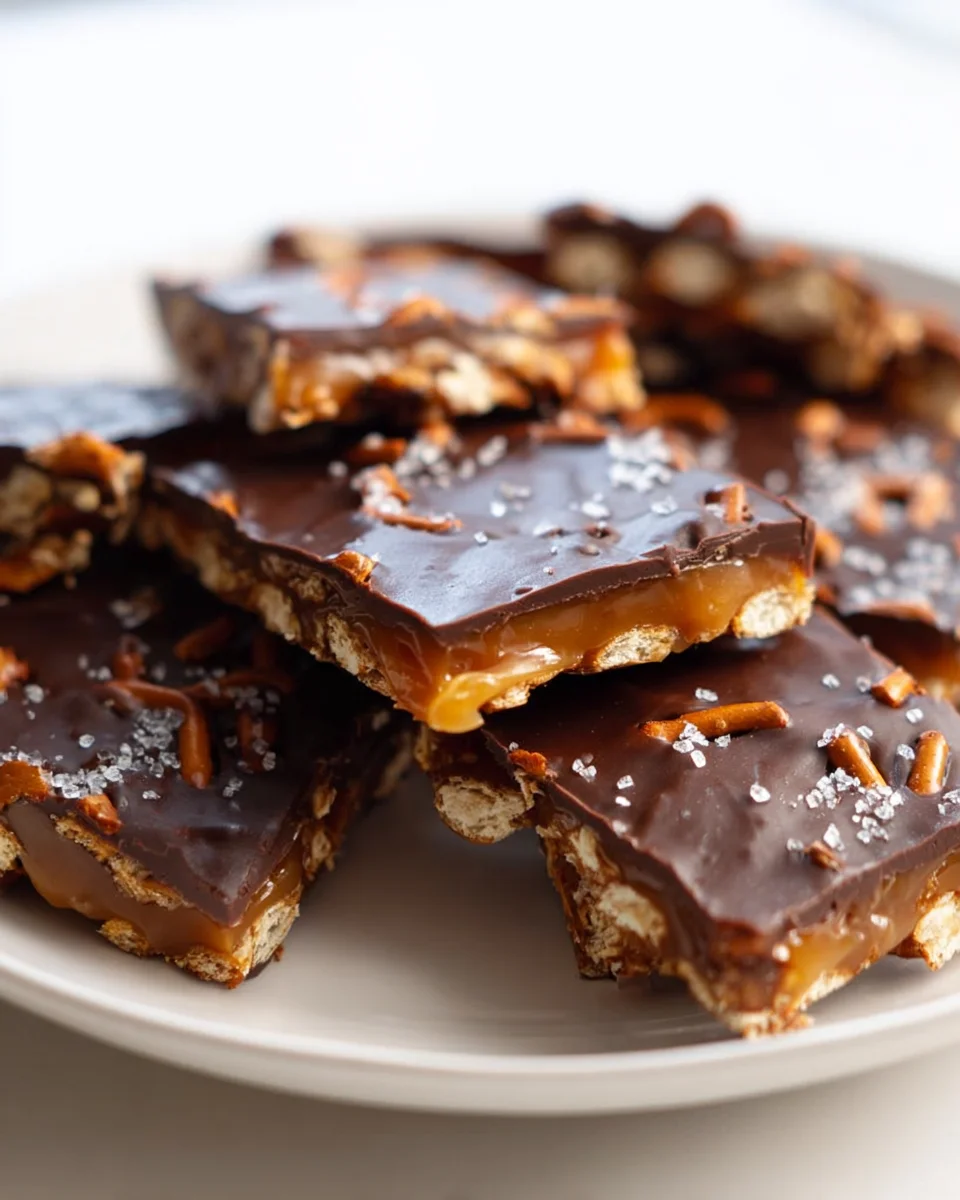 Best Chocolate Caramel Pretzel Bars Recipe You'll Love