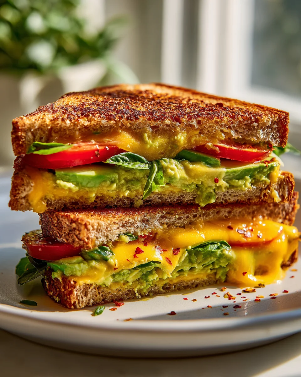 Creamy Avocado Grilled Cheese: A Delicious Twist on Classic!