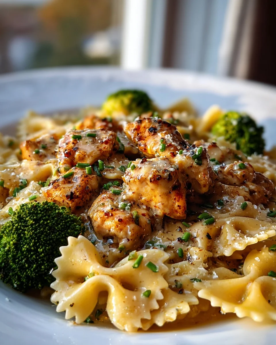 Cowboy Butter Lemon Chicken: Bowtie Pasta & Roasted Broccoli