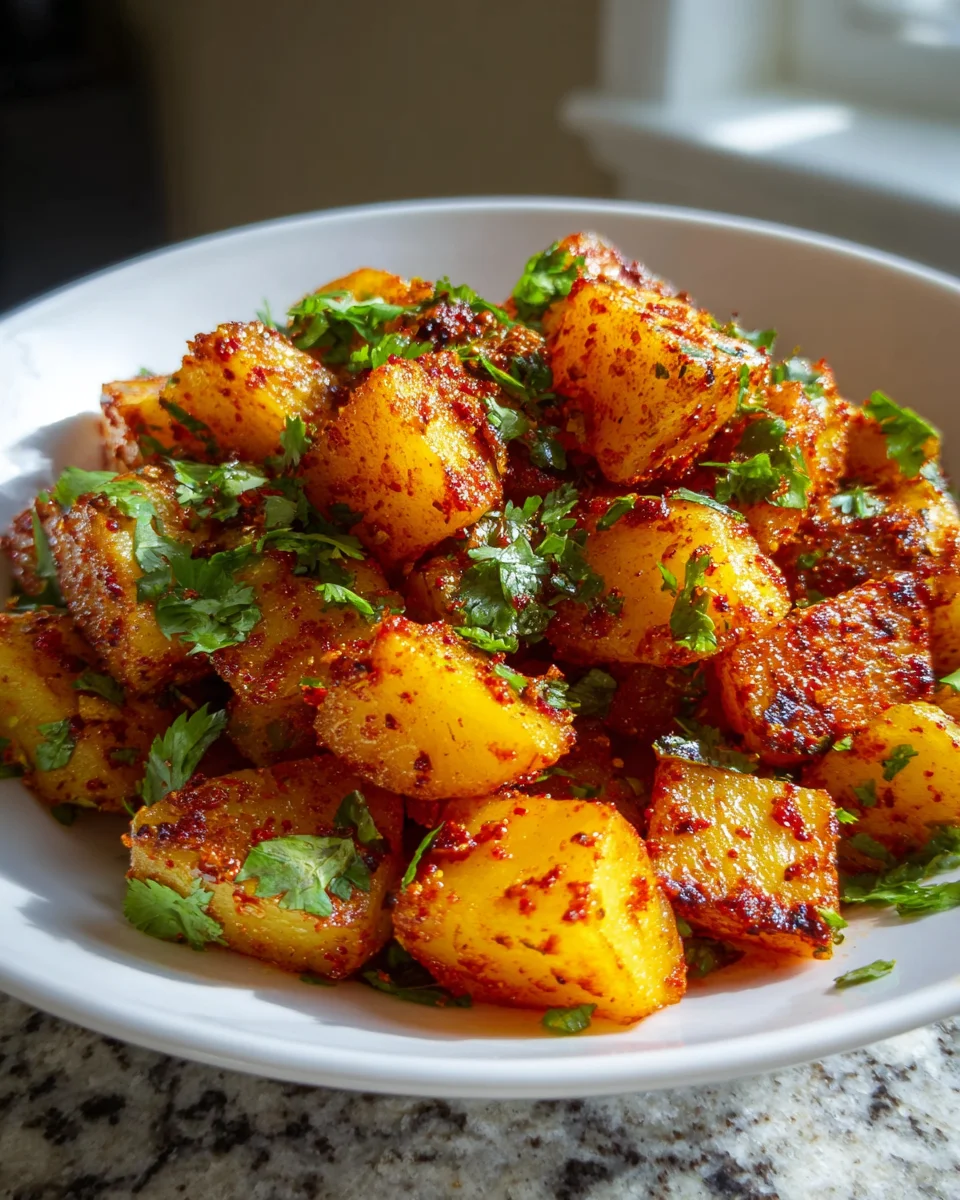 Best Spicy Mexican Street Potatoes Papas Con Chile Recipe