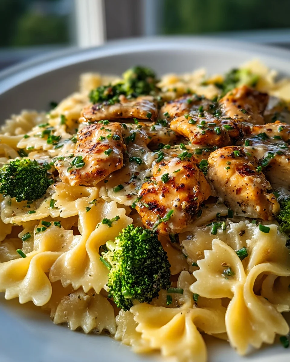 Cowboy Butter Lemon Chicken: Bowtie Pasta & Roasted Broccoli