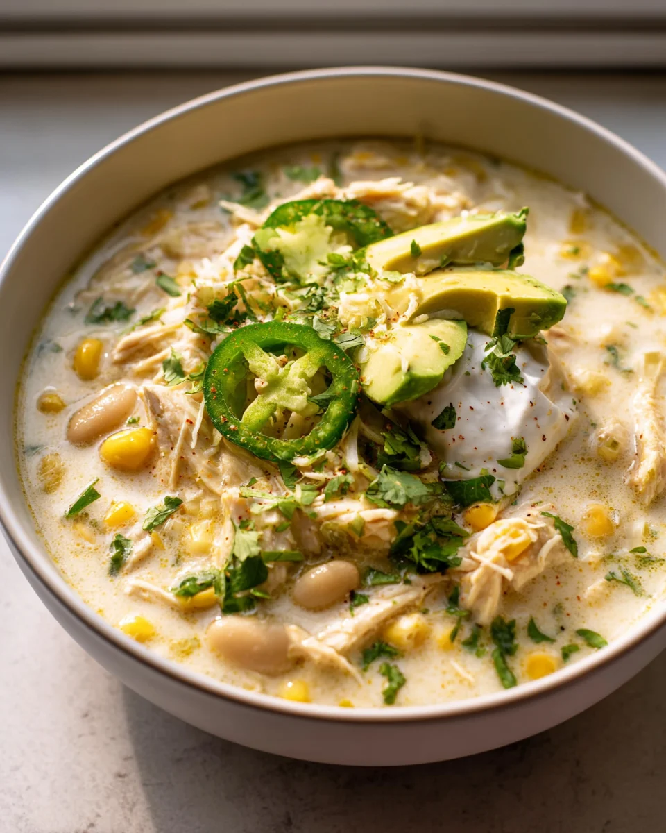 Creamy White Chicken Chili Recipe – Your New Favorite Dinner!