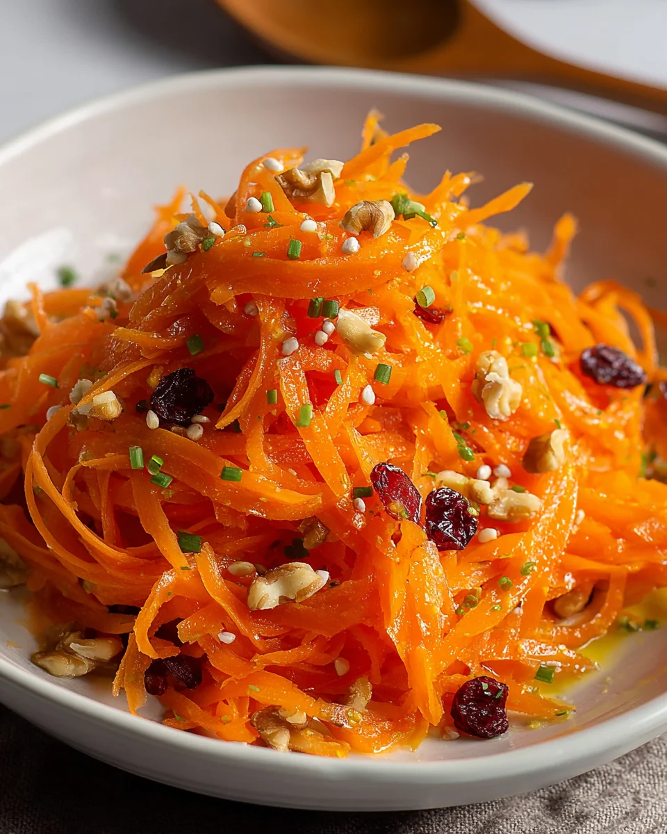 Delicious Raw Carrot Salad Recipe for a Fresh Crunchy Bite