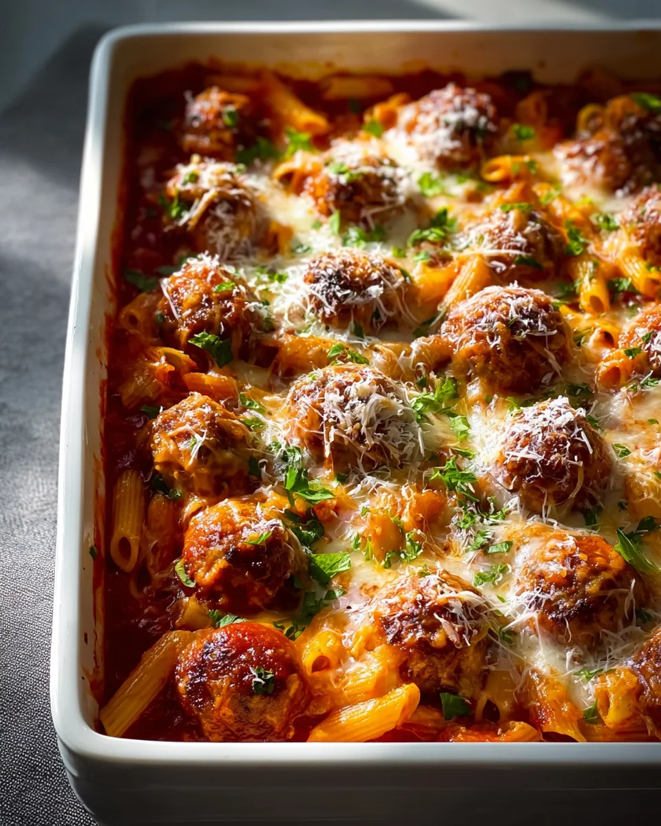 Dump & Bake Meatball Casserole: Easy Weeknight Meal!