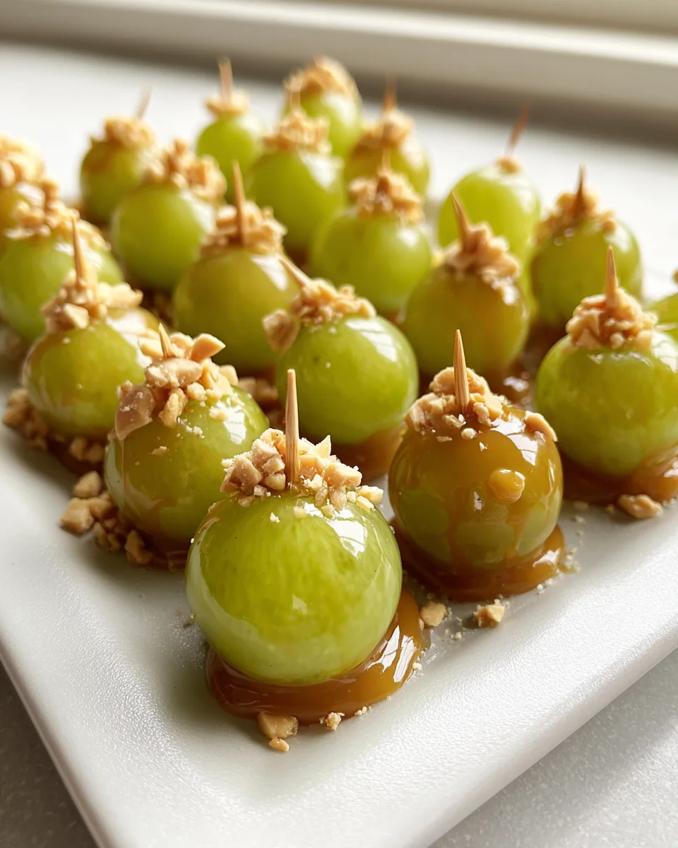 Caramel Apple Grapes: Easy, Fun & Delicious Snack!