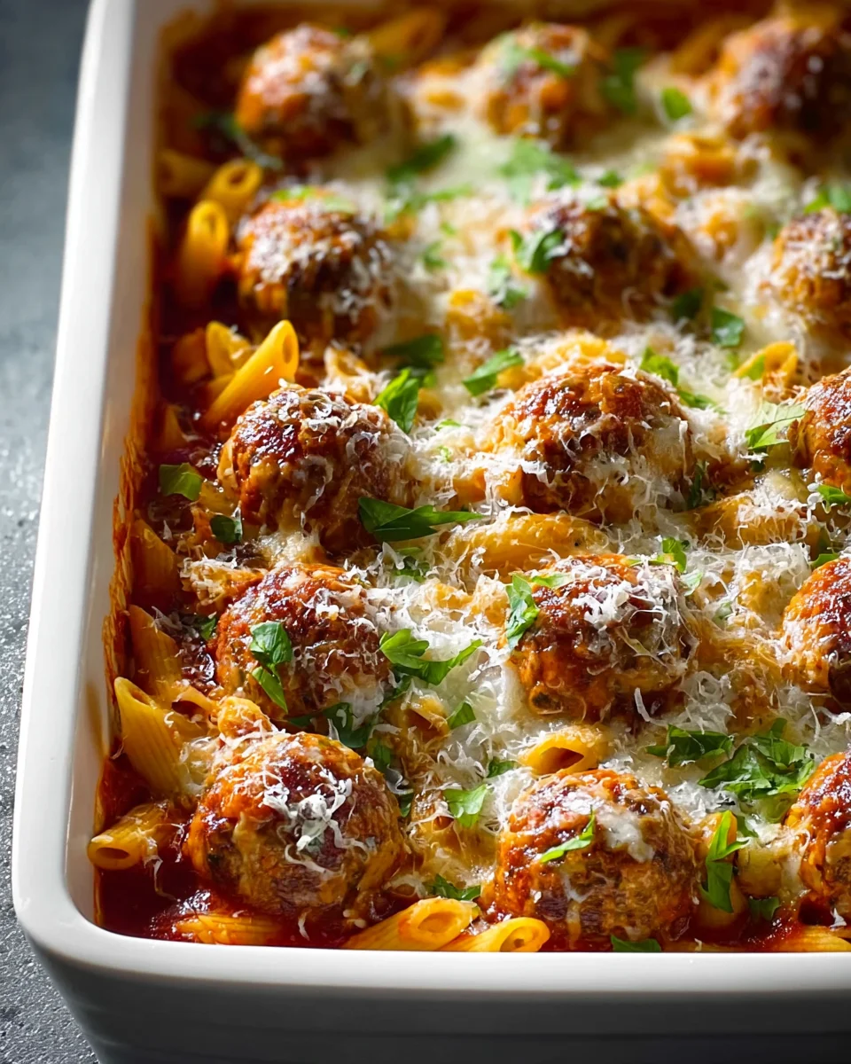 Dump & Bake Meatball Casserole: Easy Weeknight Meal!