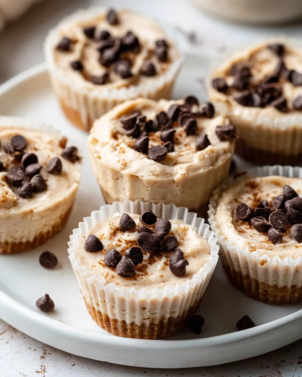 High Protein Yogurt Cookie Dough Cups for a Healthy Treat