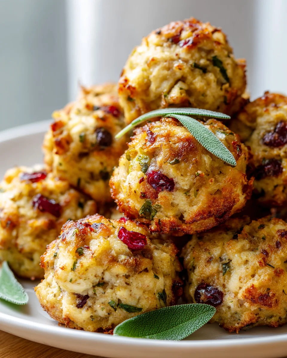 Delicious Thanksgiving Stuffing Balls Recipe for a Festive Feast
