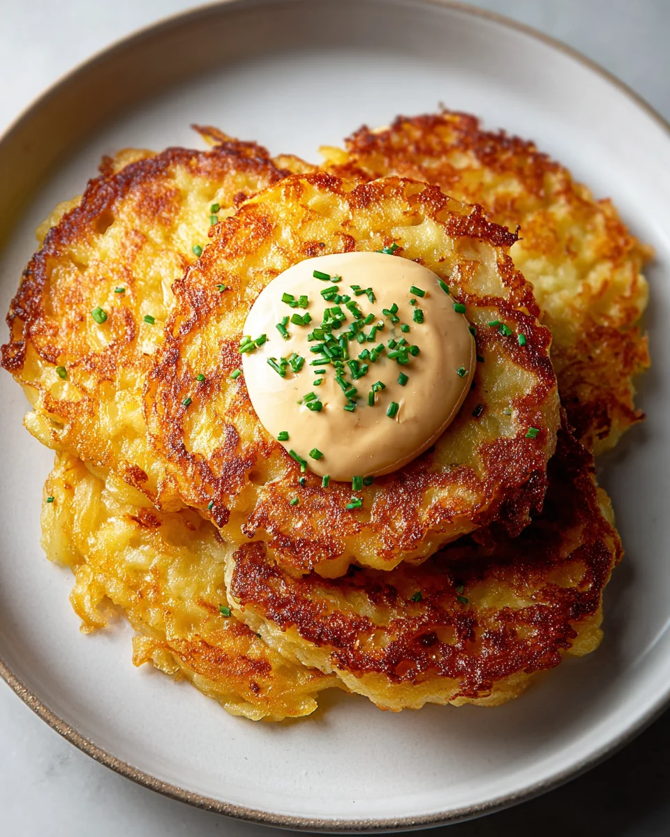 Crispy German Potato Pancakes A Comfort Food Delight