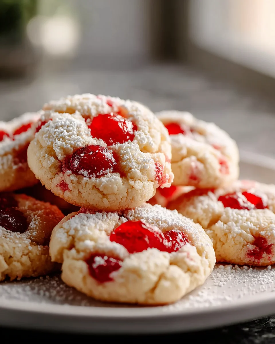 Best Maraschino Cherry Sugar Cookies Recipe Ever!