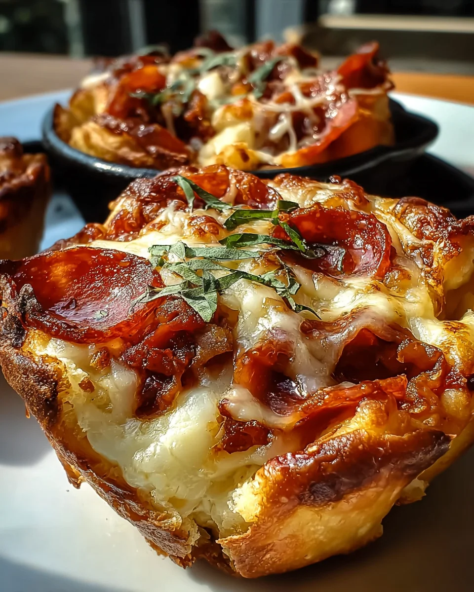 Easy Mini Deep Dish Crescent Roll Pizzas: A Family Favorite