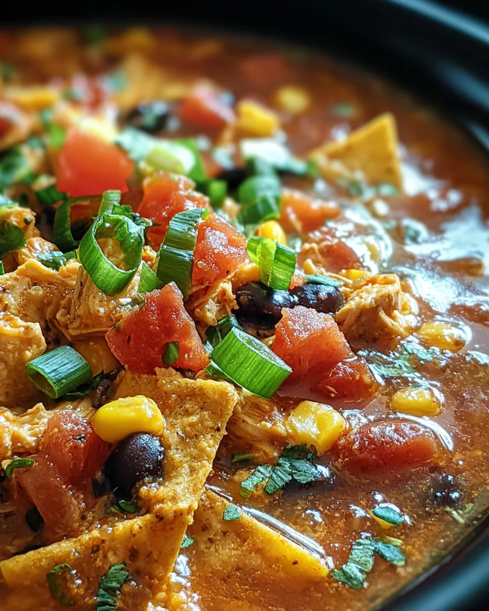 Delicious Crockpot Chicken Tortilla Soup Recipe for Easy Meals