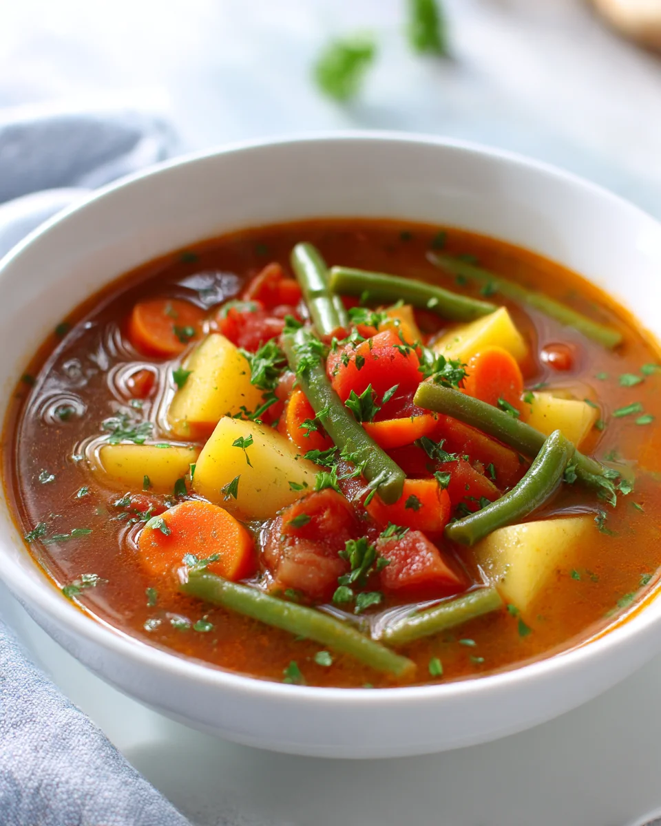 Delicious & Healthy Vegetable Soup Recipe - Quick & Easy
