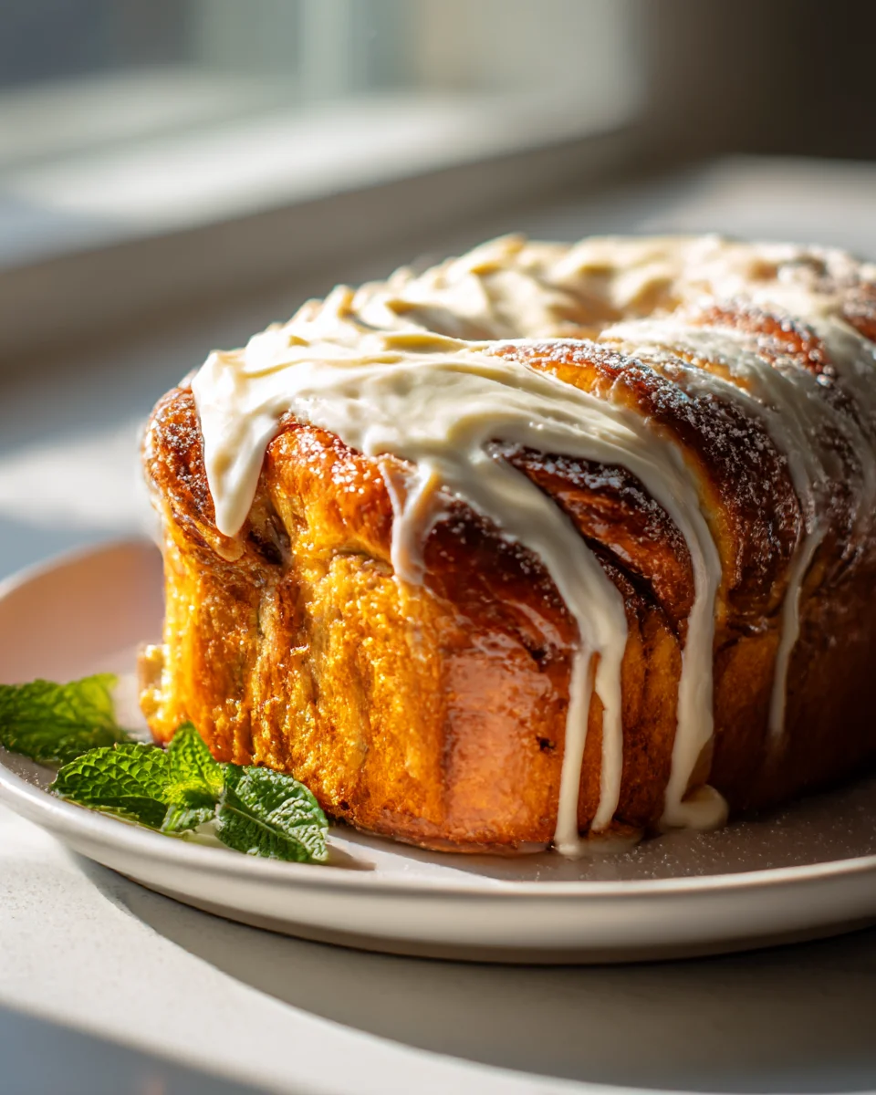 Amazing Honey Babka with Cream Cheese Frosting Recipe