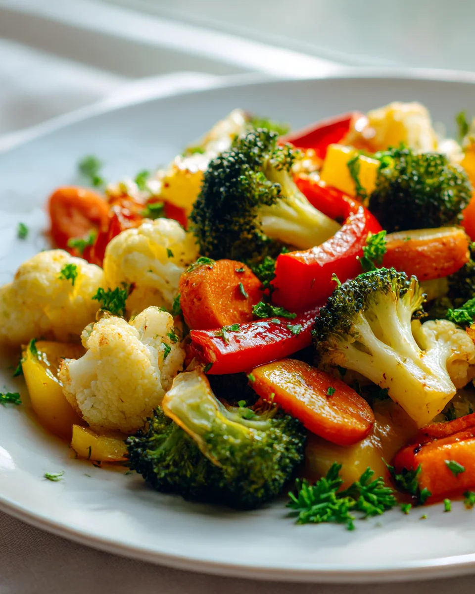 Delicious Garlic Roasted Vegetables Recipe for Healthy Eating