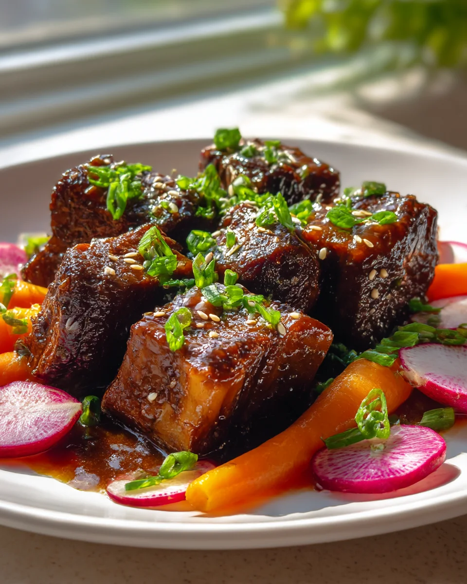Best Korean Braised Short Ribs Recipe (Easy Galbi Jjim)