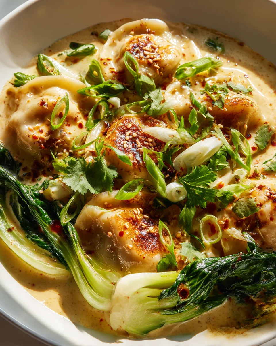 Easy One Pan Dumpling Dinner: Quick & Delicious Meal