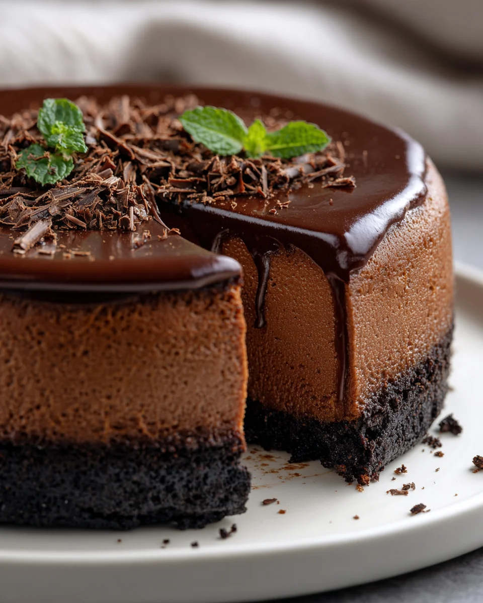 Best Classic Chocolate Cheesecake with Decadent Oreo Crust
