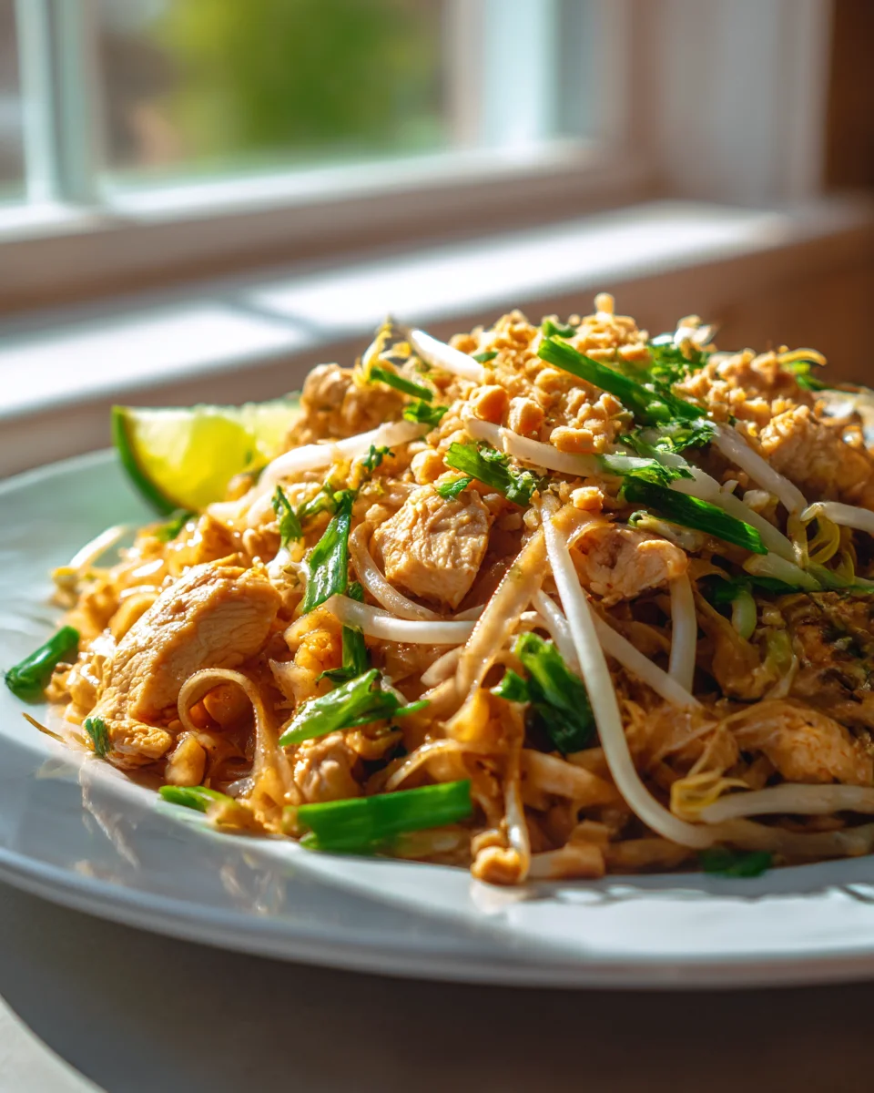 Delicious Chicken Pad Thai Recipe for Easy Home Cooking