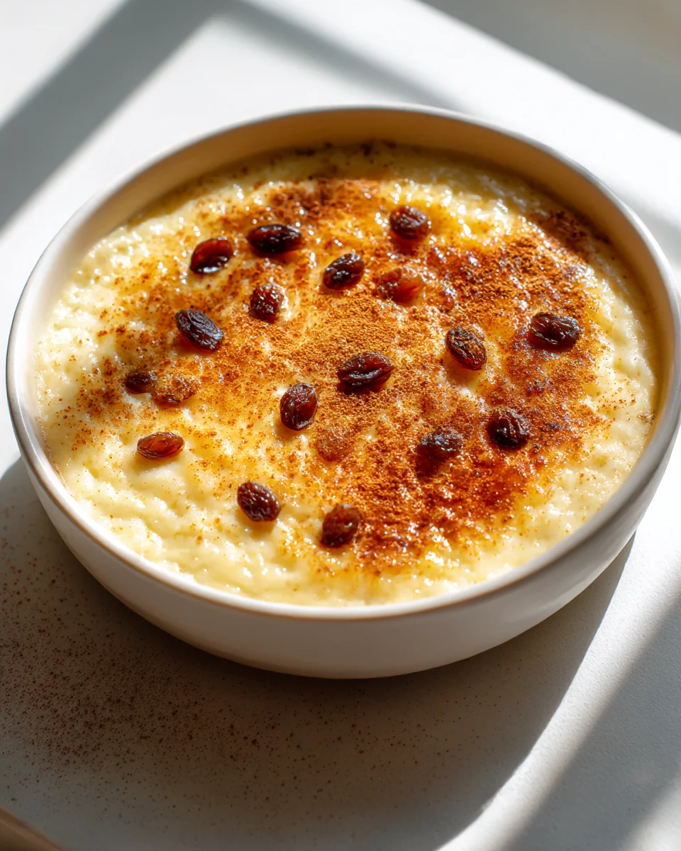 Condensed Milk Baked Rice Pudding: Creamy & Easy Dessert