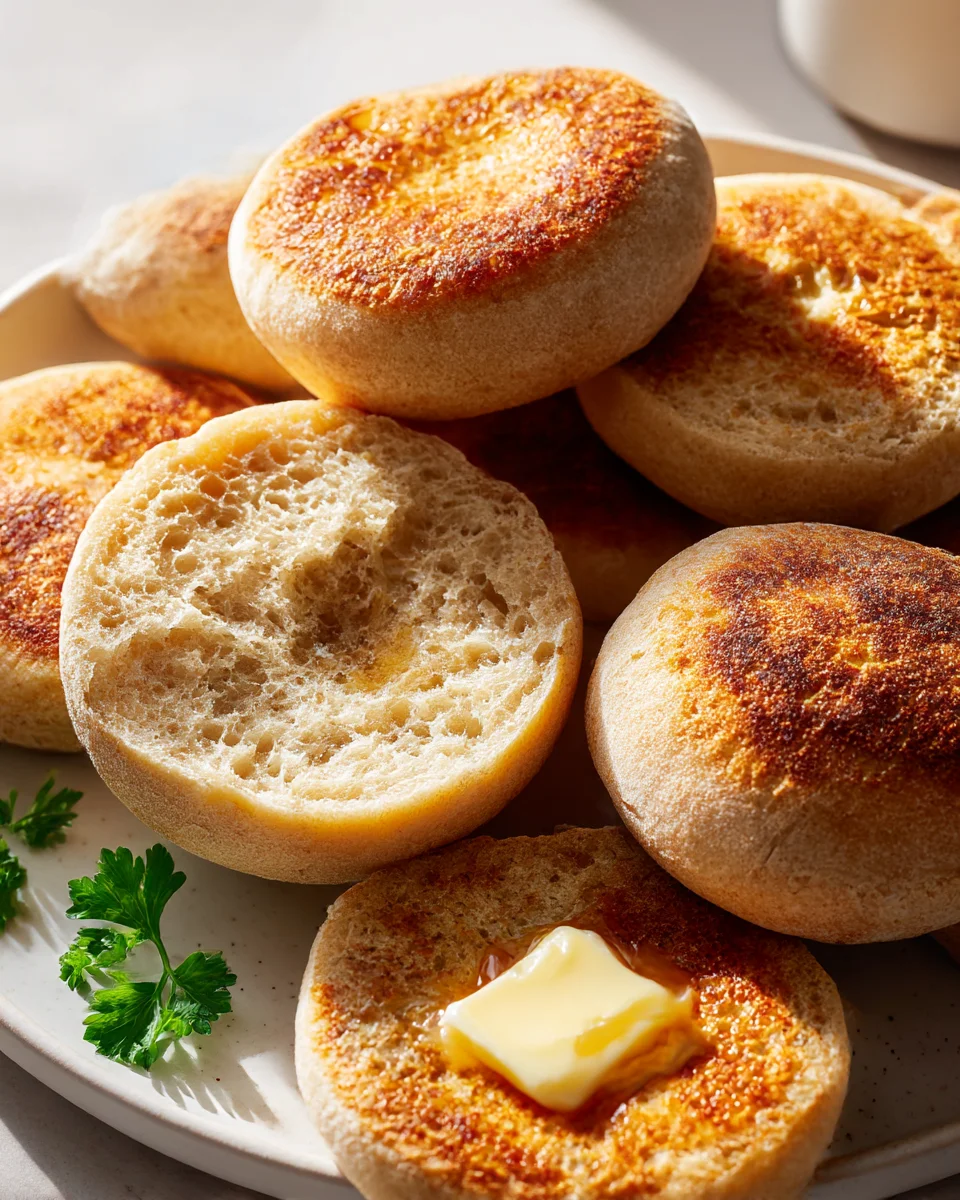Whole Wheat English Muffins: Soft, Chewy Homemade Recipe