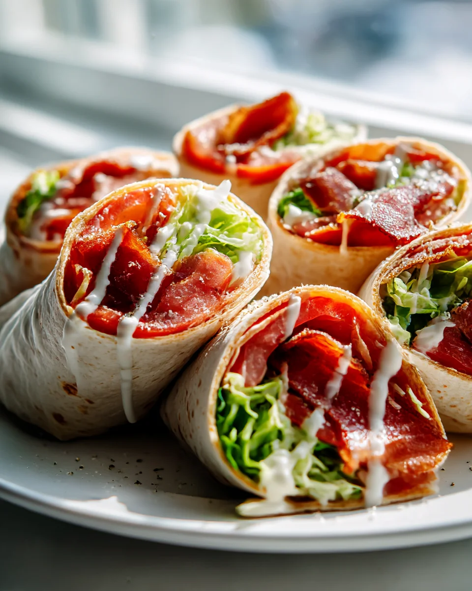 Gourmet Beef BLT Wraps with Secret Sauce Recipe