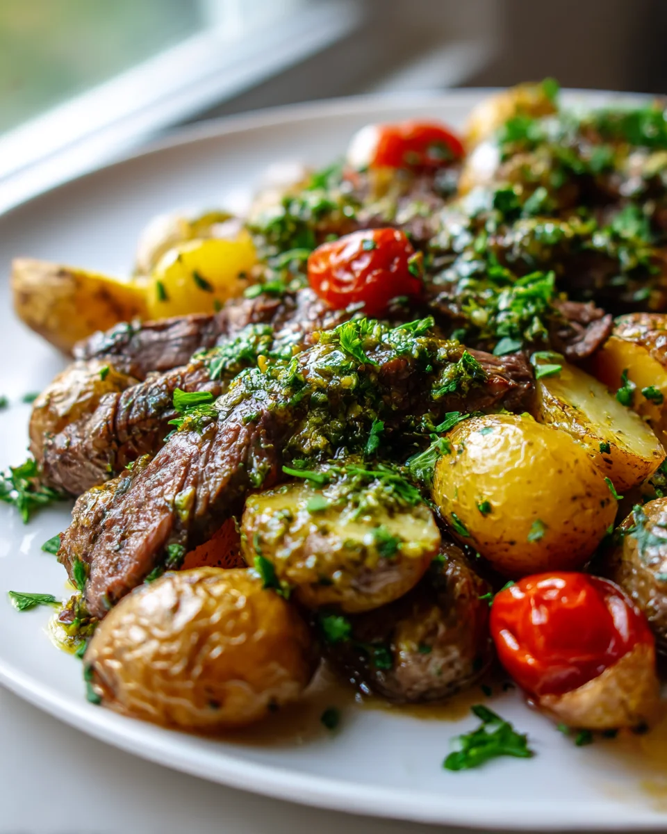 Best Pesto Steak & Potato Foil Packets for Easy Dinner