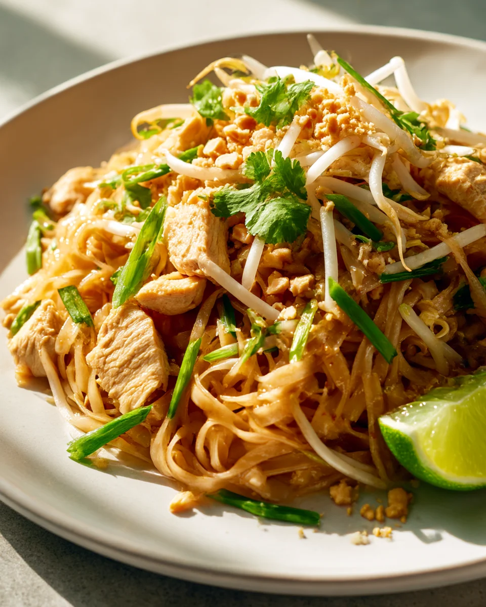 Delicious Chicken Pad Thai Recipe for Easy Home Cooking