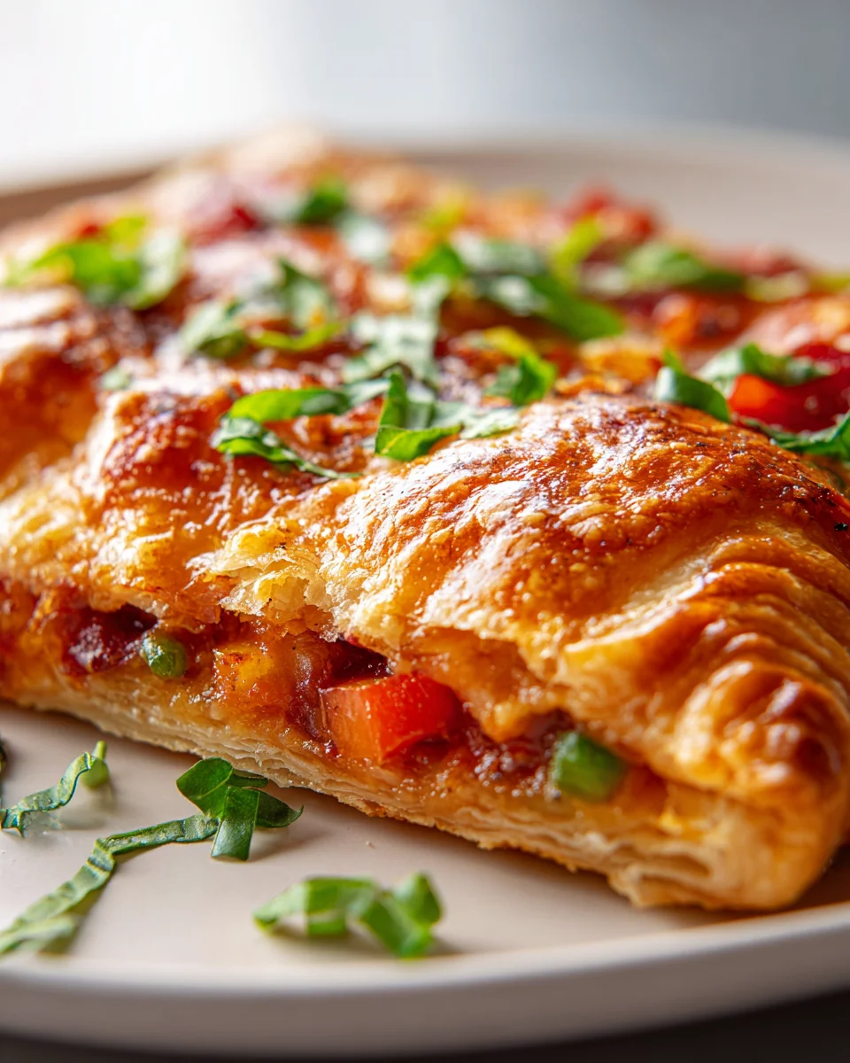 Quick & Easy Puff Pastry Pizza Hot Pockets – Flaky Crust