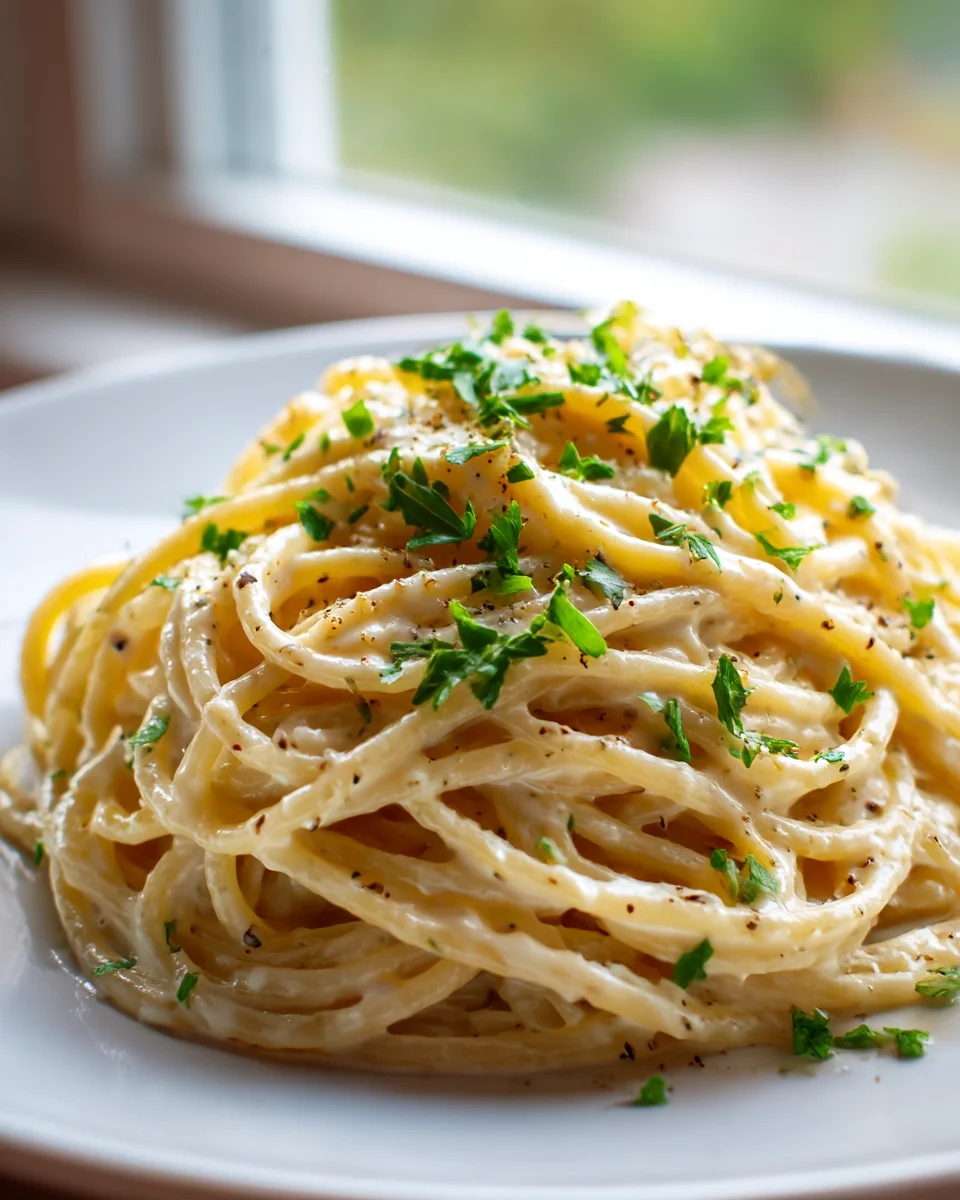 One Pot Creamy Garlic Pasta: Quick & Delicious Dinner Recipe