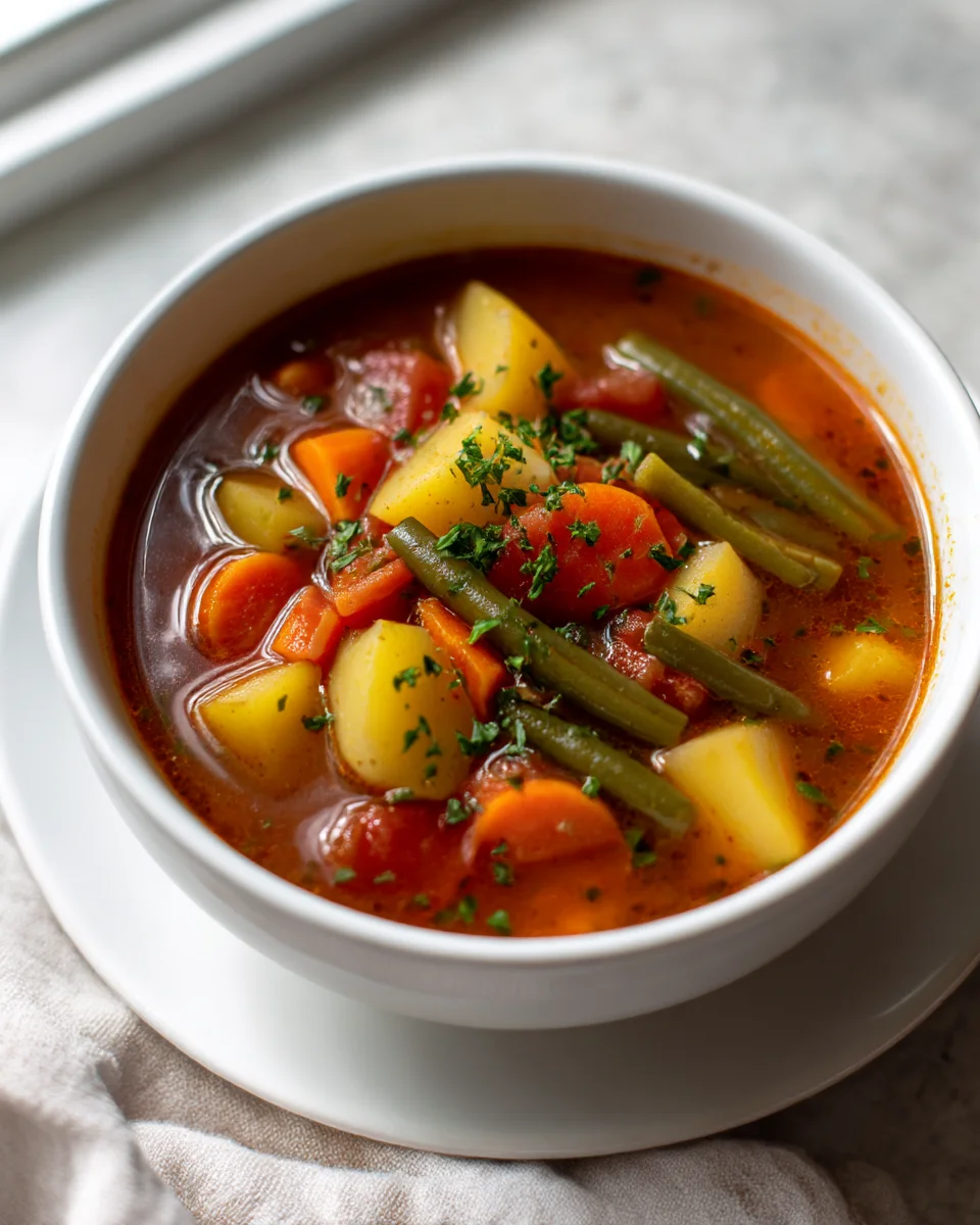Delicious & Healthy Vegetable Soup Recipe - Quick & Easy