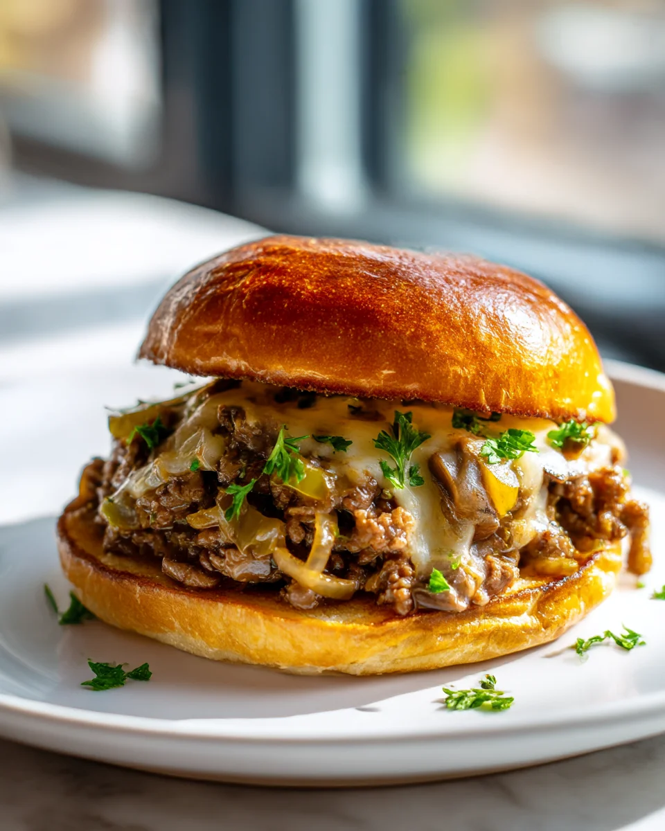 Gordon Ramsay's Ava-Style Philly Cheesesteak Sloppy Joes