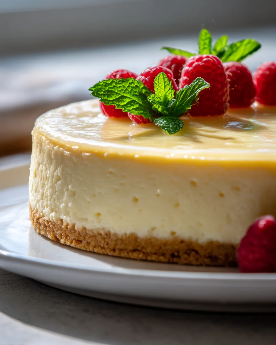Perfect Creamy Classic Cheesecake - No Cracks Guaranteed!