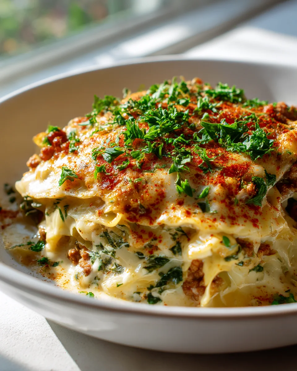 Cheesy Cowboy Cabbage Casserole Bake: Comfort Food Delight