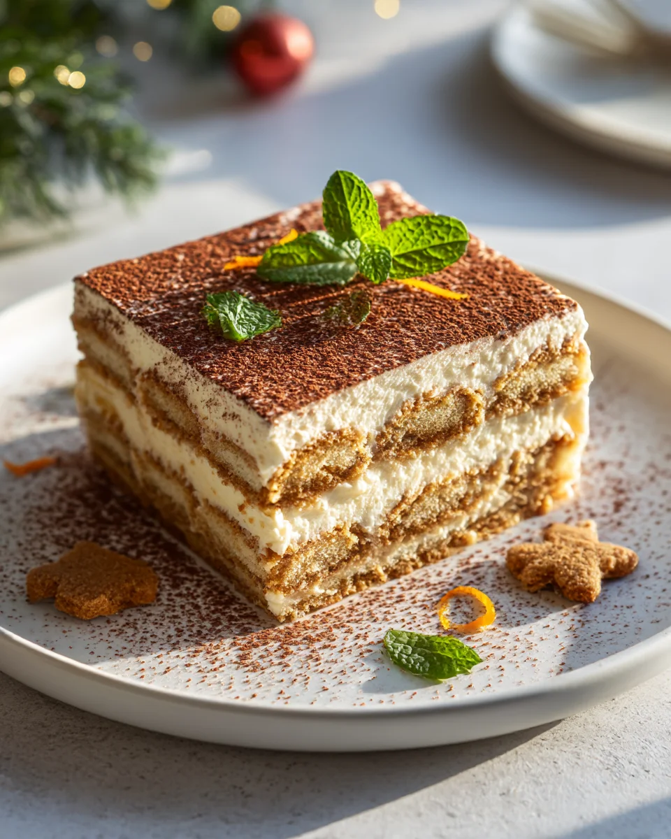 Non-Alcoholic Extractgerbread Tiramisu: Holiday Treat!
