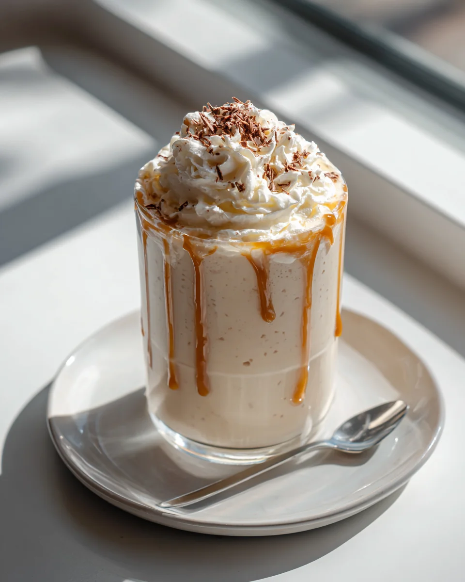 Delightful Creamy Vanilla Milkshake with Whipped Cream