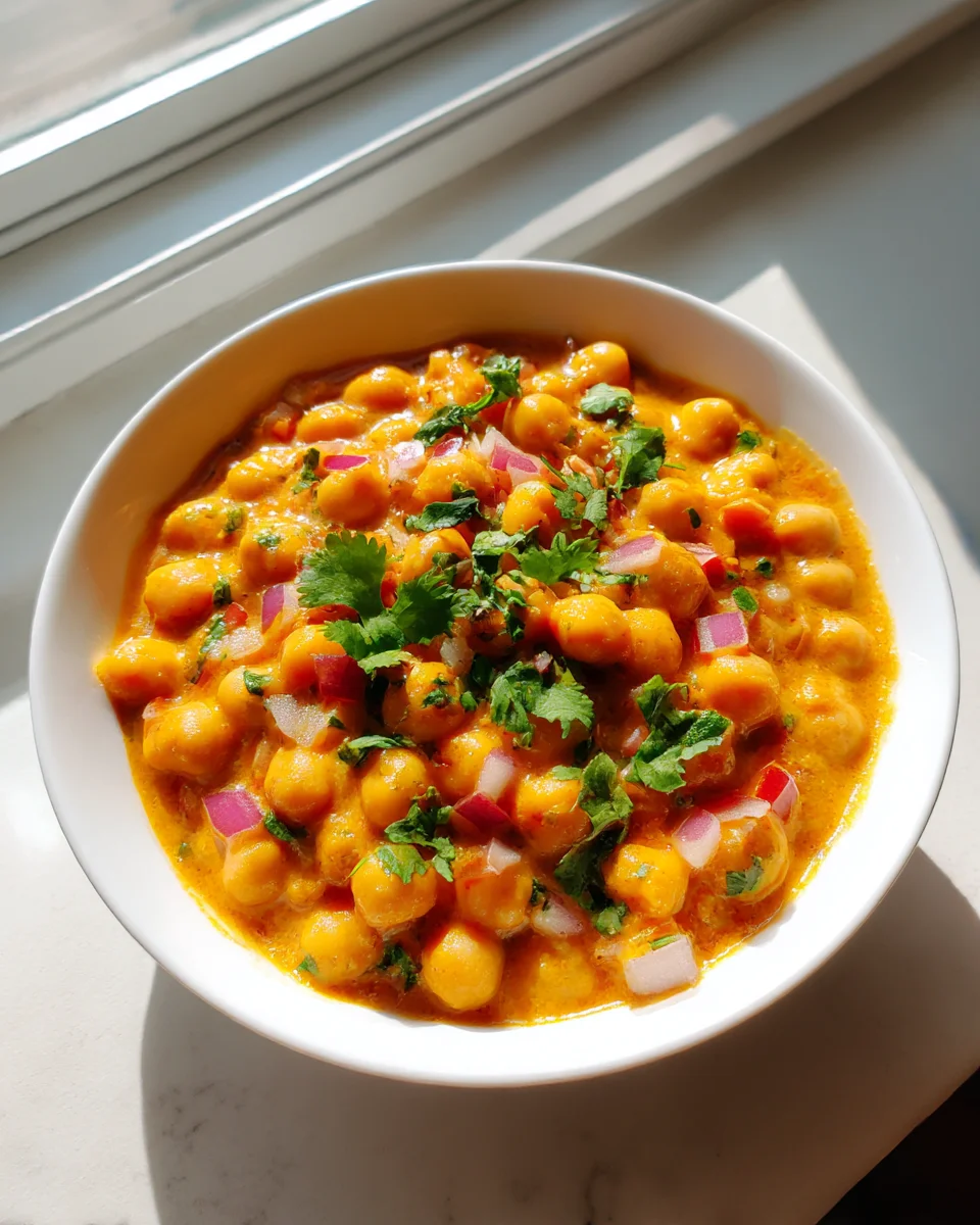 Easy Indian Butter Chickpeas: Creamy & Flavorful Recipe