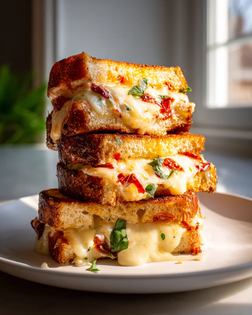 Sun Dried Tomato Grilled Cheese: Melty, Savory & Irresistible!