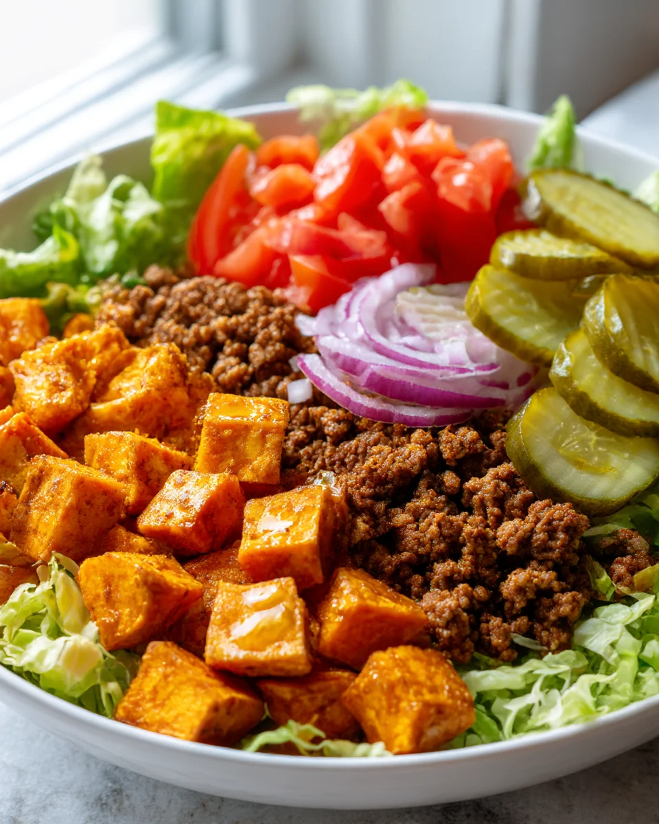 Sweet Potato Burger Bowl: Healthy & Delicious Dinner