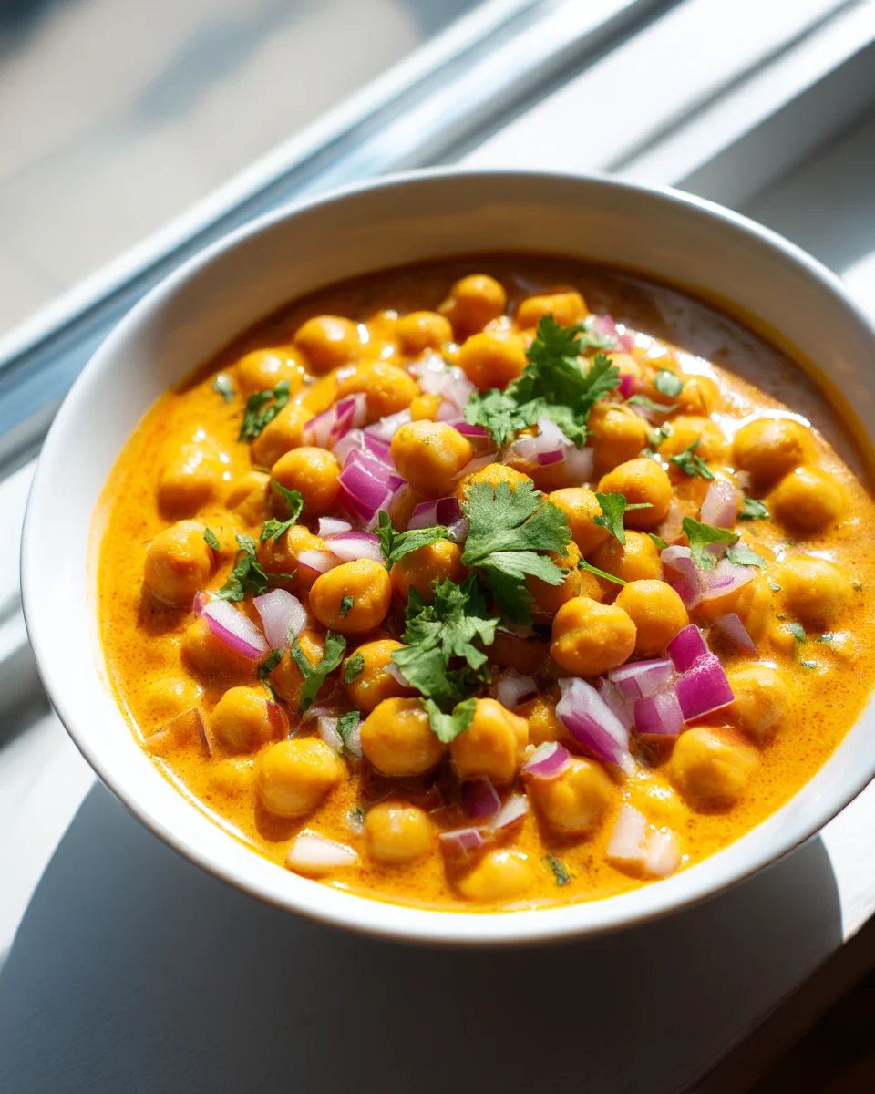 Easy Indian Butter Chickpeas: Creamy & Flavorful Recipe