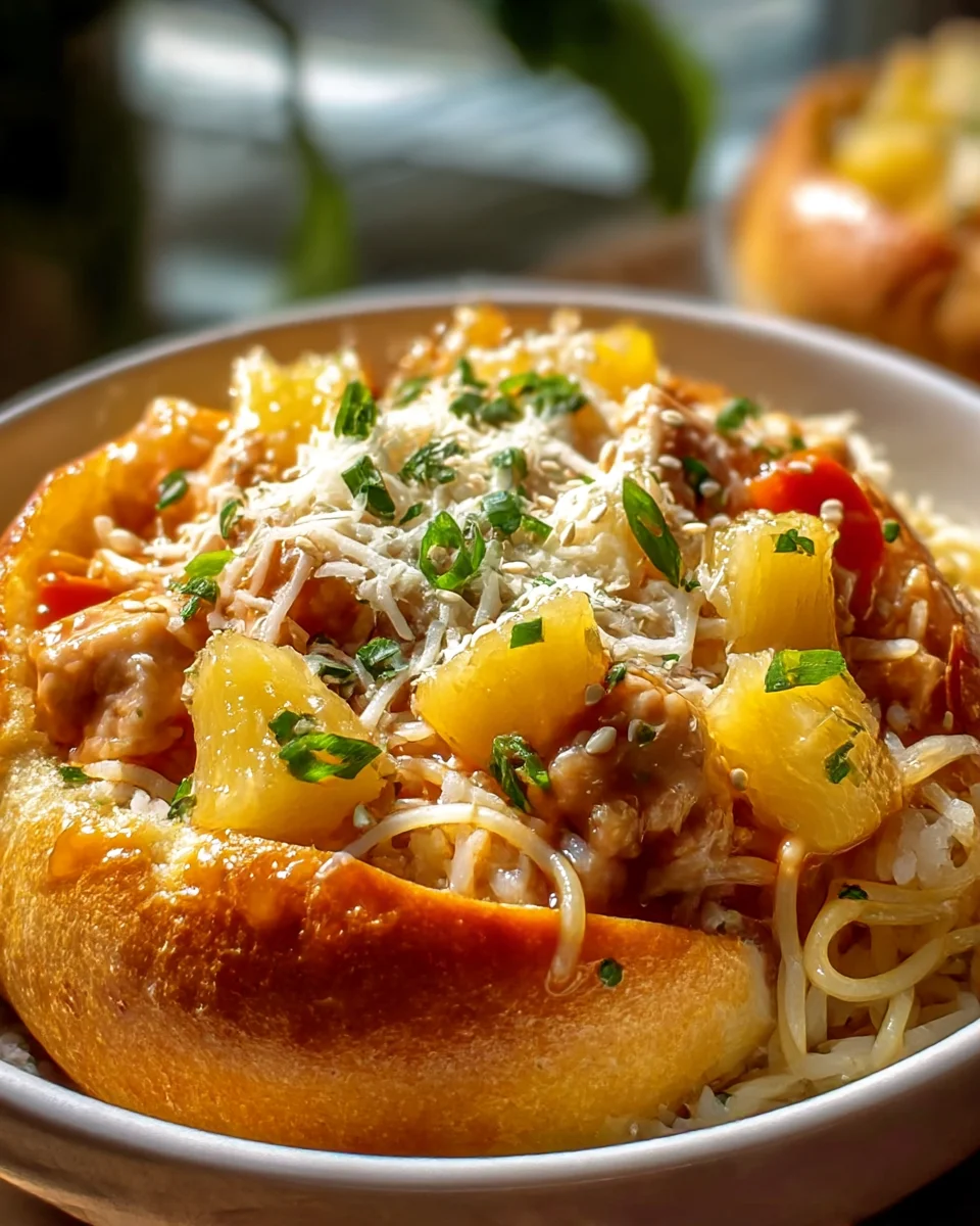 Spaghetti Garlic Bread Bowls: Easy Recipe & Printable!