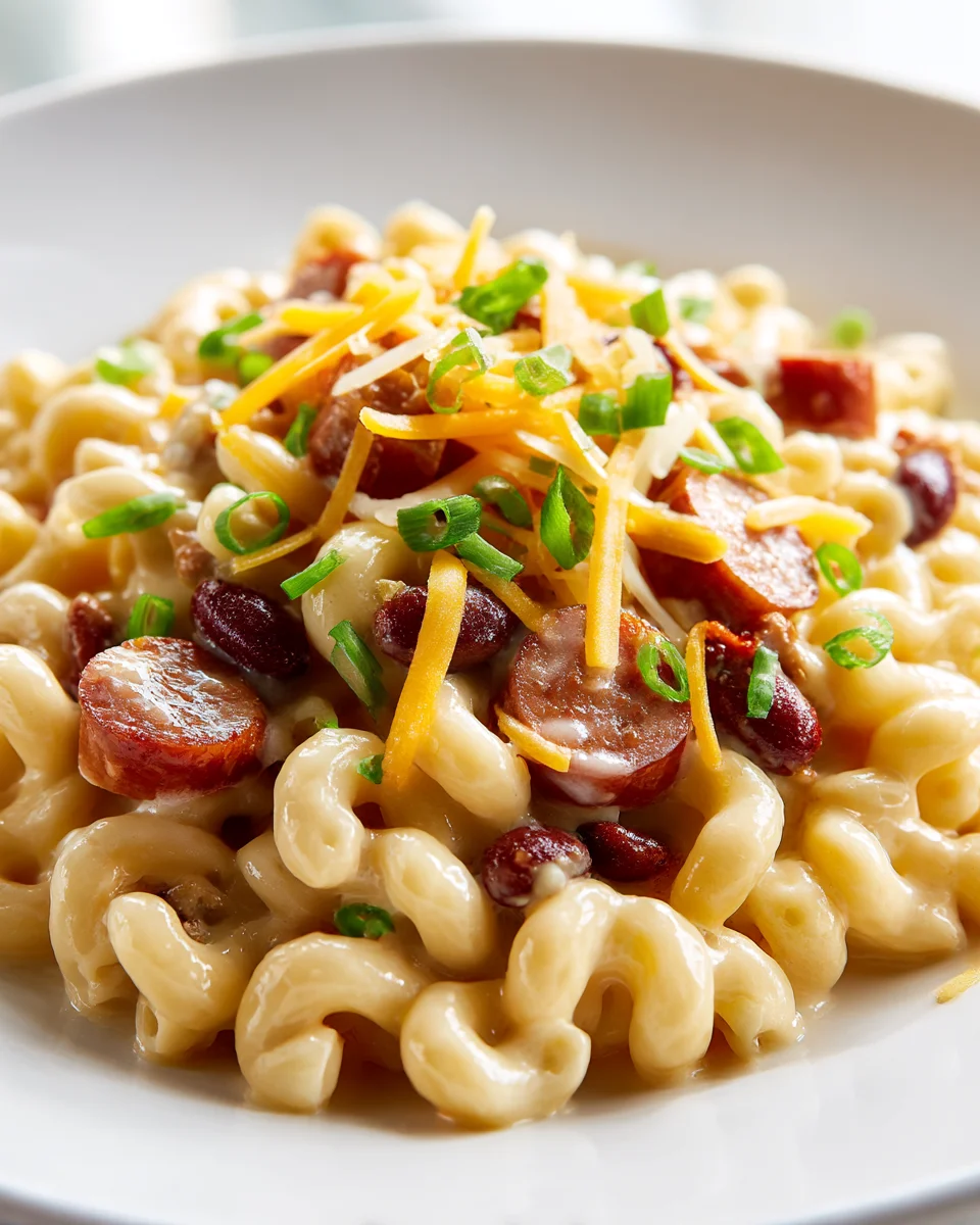 Chili Cheese Beef Hot Dog Mac and Cheese Recipe!